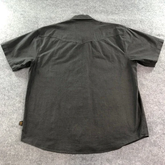 Howler Bros Heed The Call Mens Shirt L Grey Cotton Short Sleeve - Picture 13 of 16